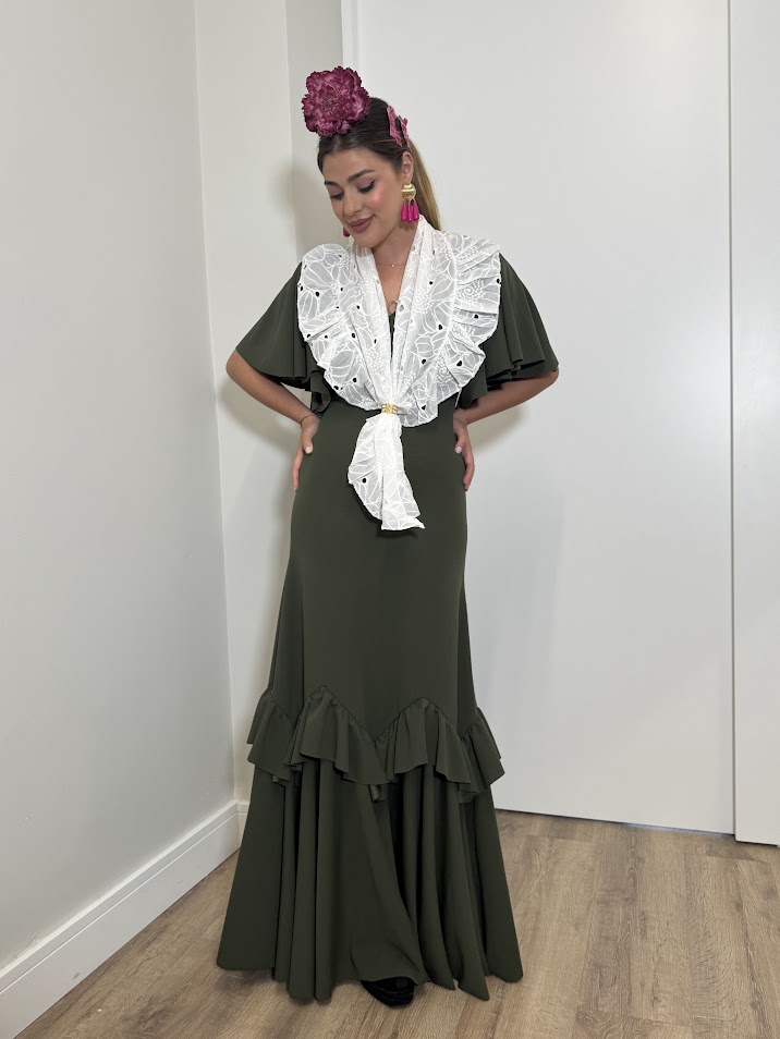 Bata flamenca Aurora (más colores) 5 Bata flamenca Aurora (más colores) - Imagen 5
