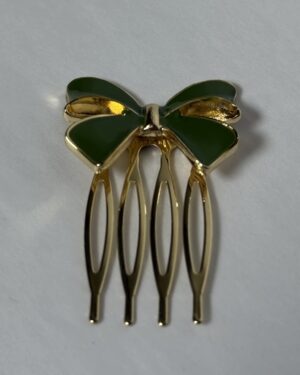 Peinecillo lazo verde