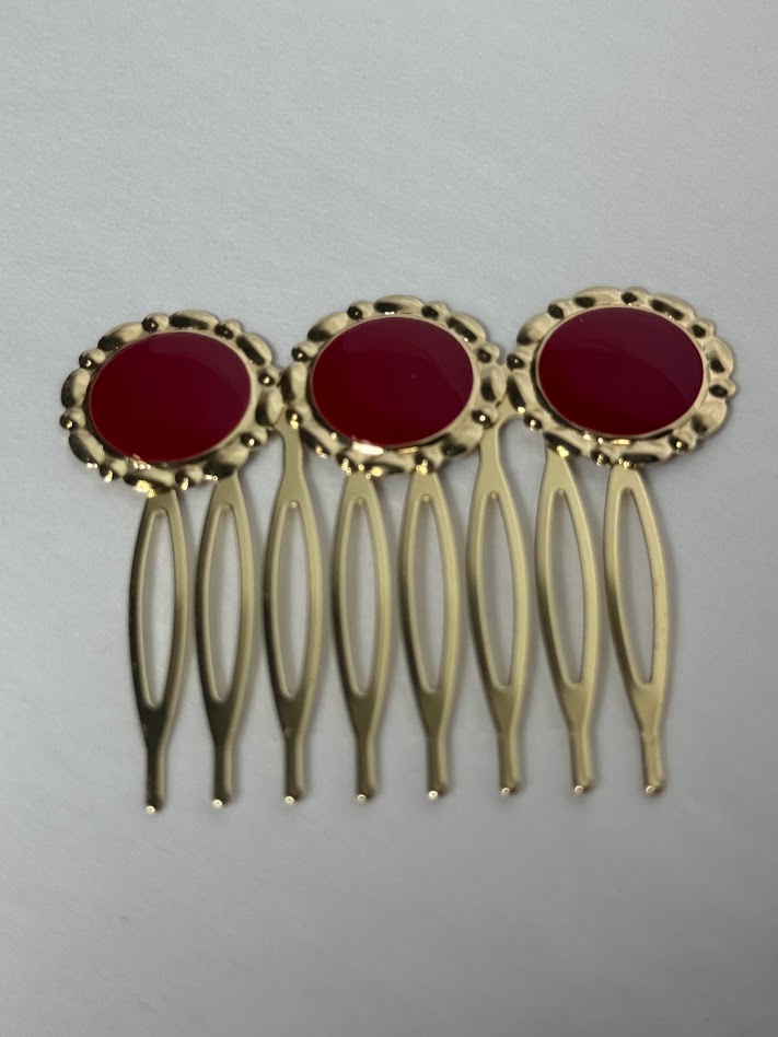 Peinecillo círculos rojo