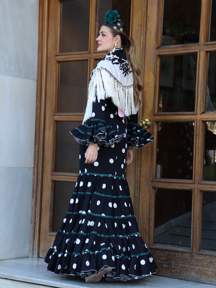 Traje flamenca Huelva lunares (más colores) 12 Traje flamenca Huelva lunares (más colores) - Imagen 12