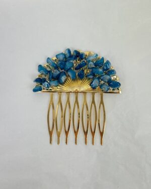 Peinecillo Jerez azul petróleo grande