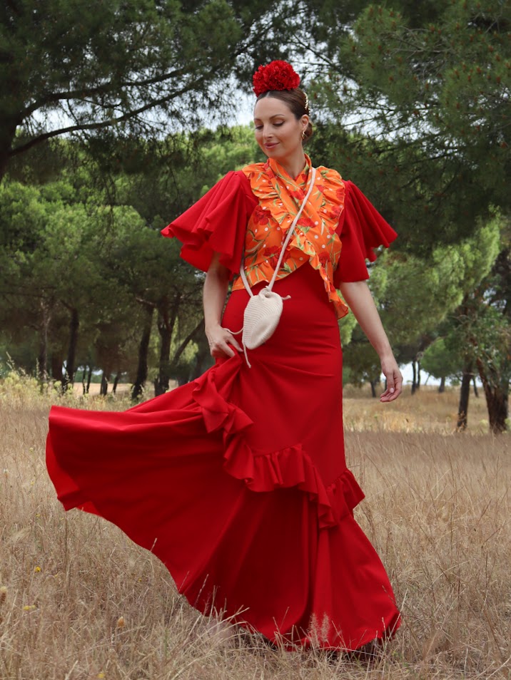Bata flamenca Aurora (más colores) 7 Bata flamenca Aurora (más colores) - Imagen 7