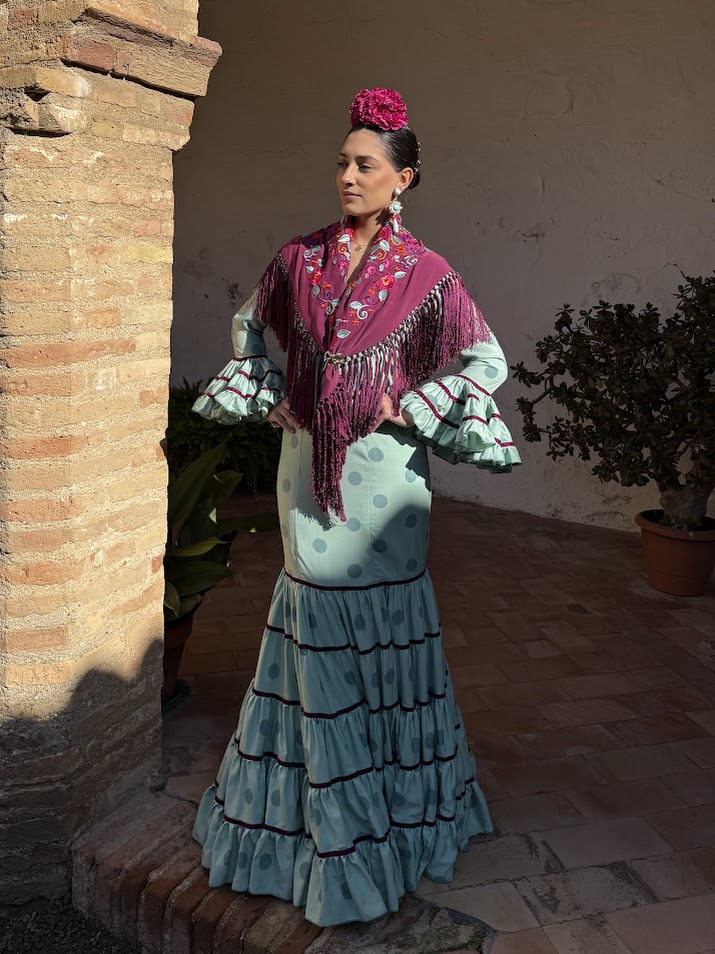 Traje flamenca Huelva lunares (más colores) 11 Traje flamenca Huelva lunares (más colores) - Imagen 11
