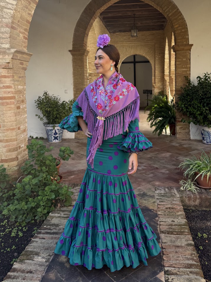 Traje flamenca Huelva lunares (más colores) 17 Traje flamenca Huelva lunares (más colores) - Imagen 17