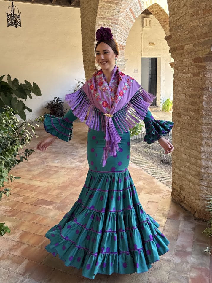 Traje flamenca Huelva lunares (más colores) 16 Traje flamenca Huelva lunares (más colores) - Imagen 16