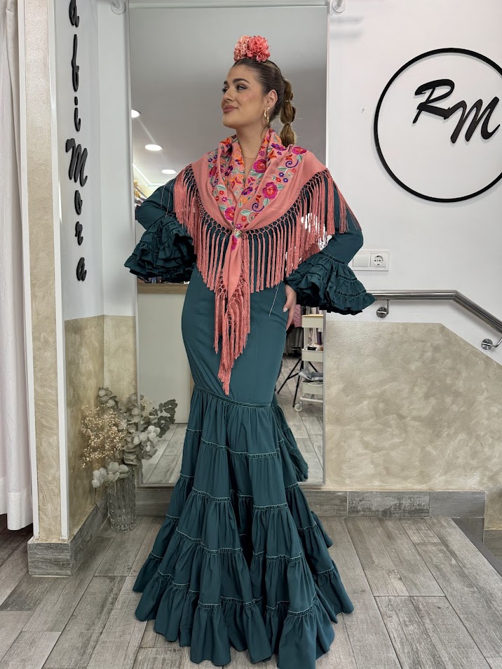 Traje de flamenca Huelva (más colores) 3 Traje de flamenca Huelva (más colores) - Imagen 3