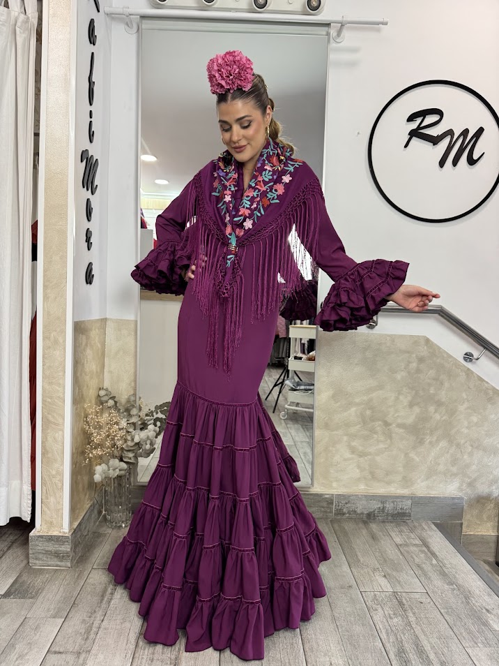 Traje de flamenca Huelva (más colores) 2 Traje de flamenca Huelva (más colores) - Imagen 2