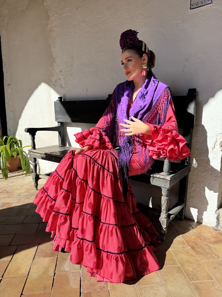Traje flamenca Huelva lunares (más colores) 7 Traje flamenca Huelva lunares (más colores) - Imagen 7