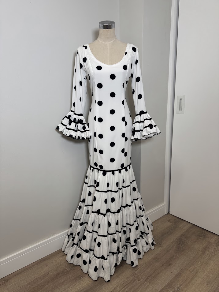 Traje flamenca Huelva lunares (más colores) 13 Traje flamenca Huelva lunares (más colores) - Imagen 13