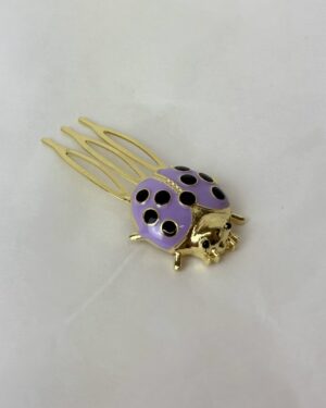 Peinecillo mariquita malva